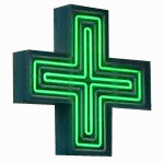 药房的绿色十字标志